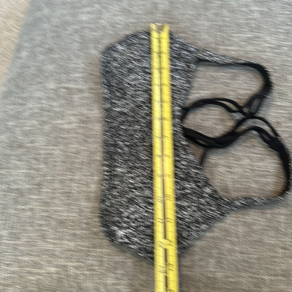 Lululemon Free To Be Bra Daisy Dust Alpine White Black Sz 6 - Picture 4 of 7